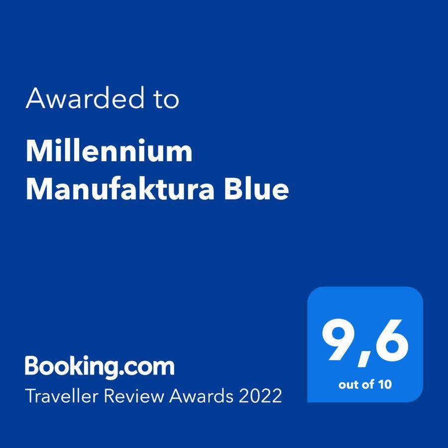 Millennium Manufaktura Blue Apartment Varşovia Exterior foto